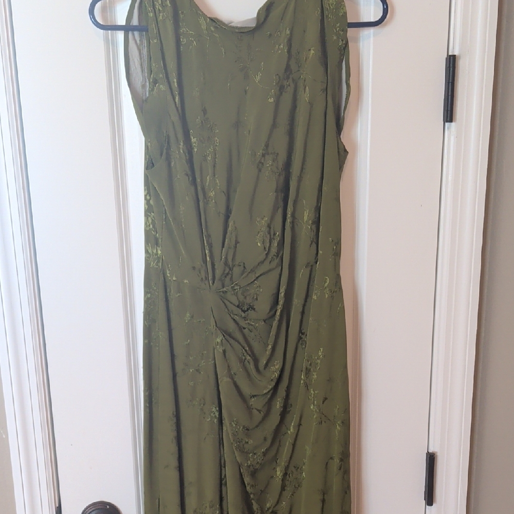 Zara Forest Green Midi Dress